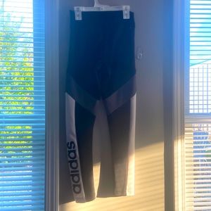 Dry fit, adidas leggings, xtra small, grey, black, and white, worn once